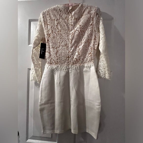 NWT Lulu’s White Wedding Engagement Dress size XS - Picture 10 of 12